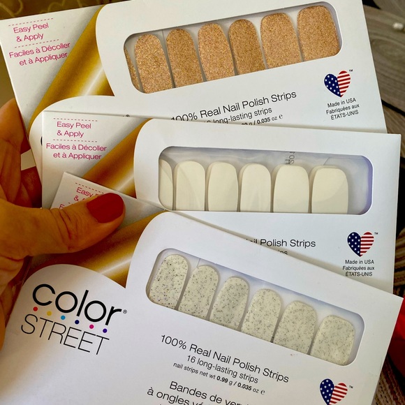 Color Street Other - COLOR STREET Nail Polish Strips 3 Sets